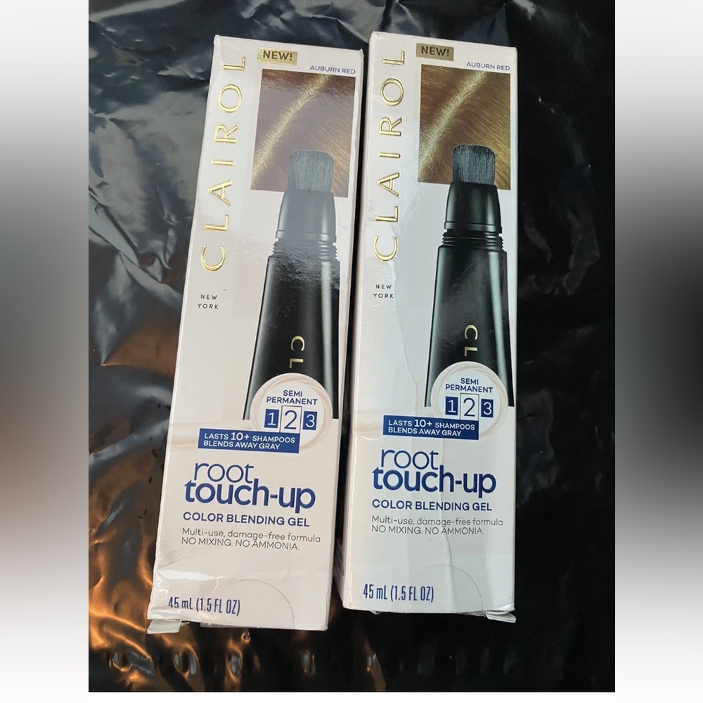 2x Clairol Root Touch-up Color Blend Gel Auburn Red Semi Permanent 1.5oz
